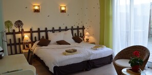 Chambre Pommes d'epices | 1 chambre, literie de qualité supérieure, décoration personnalisée