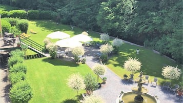 Vue depuis lâhĂ©bergement