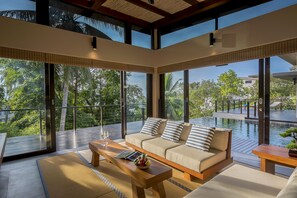 Villa de lujo | Zona de estar | Una televisión de pantalla plana