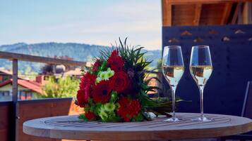 Vue depuis lâhĂ©bergement