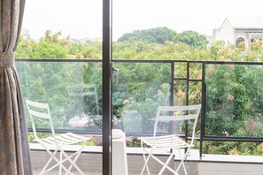 双人房, 阳台, 公园景观 | 客房景观