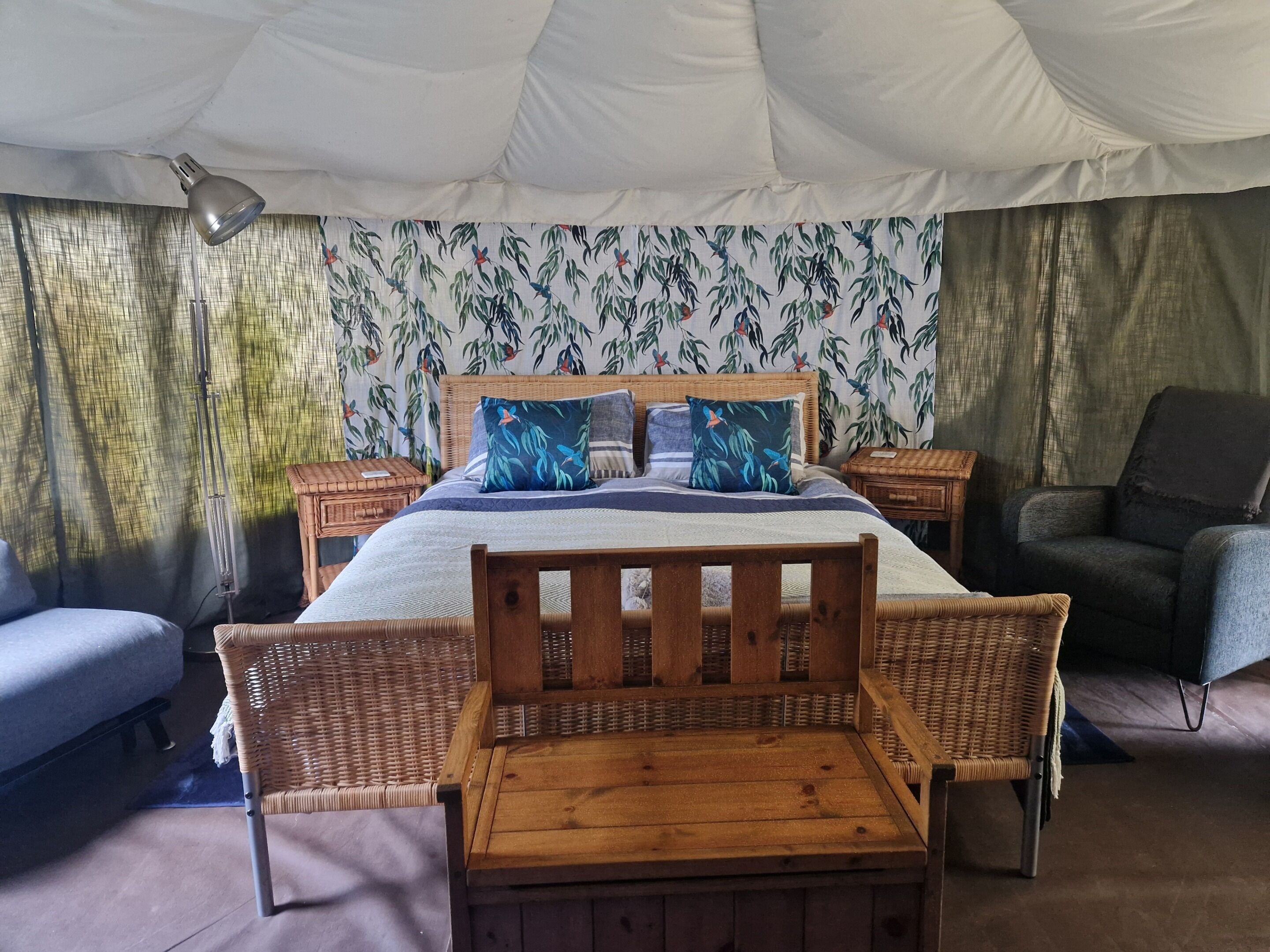 Tjald - sameiginlegt baðherbergi | 1 svefnherbergi