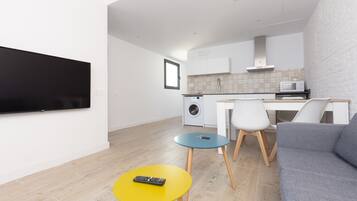 Penthouse, 2 slaapkamers | 1 slaapkamer, donsdekens, bedden met traagschuimmatrassen