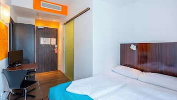 Dobbeltrom | Skrivebord, wi-fi (inkludert) og sengetøy