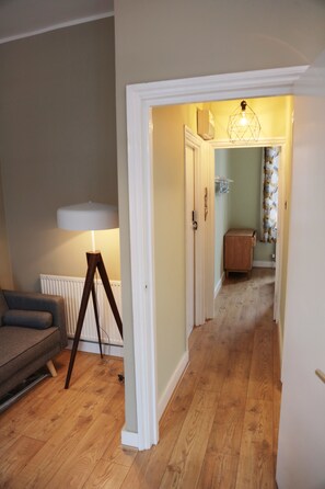 First Floor Apartment | Living area | Flat-screen TV, pay movies - Kings Cross Apartments (London)
