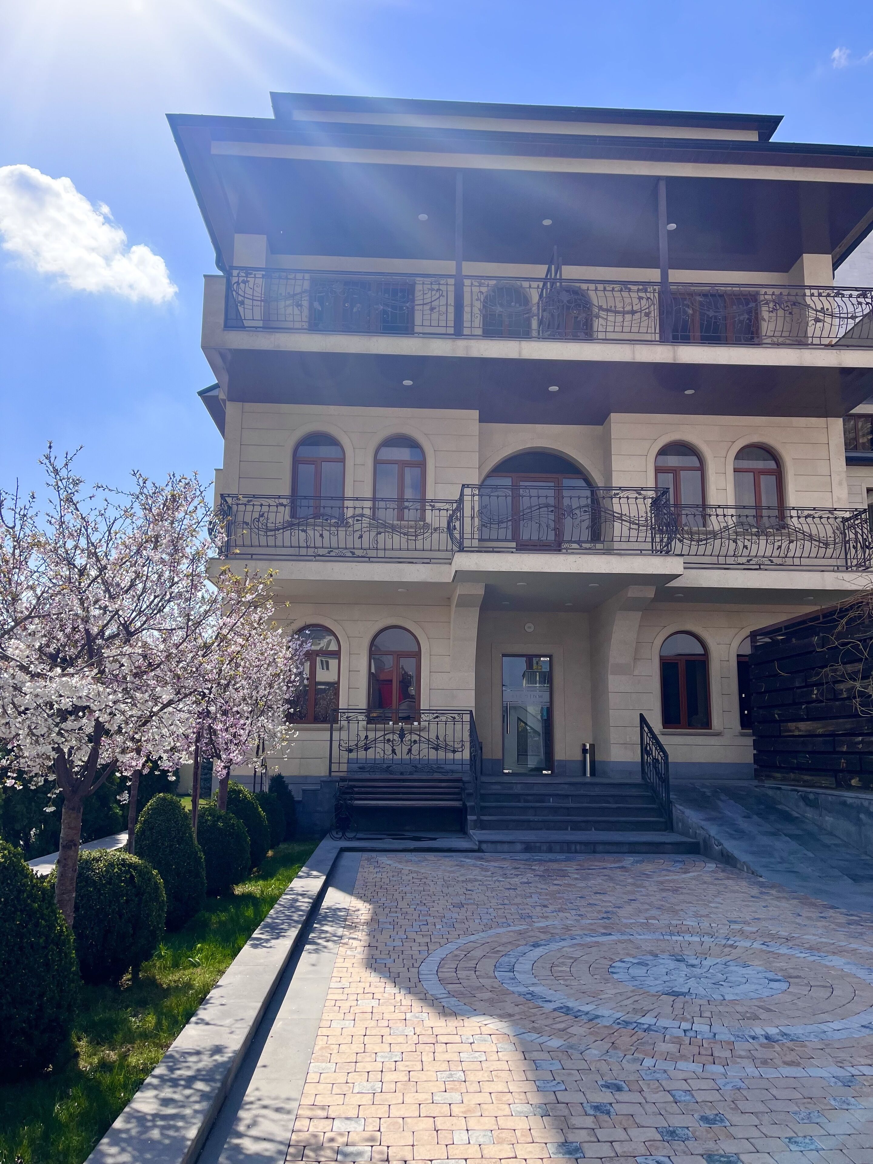 Façade de l’hébergement