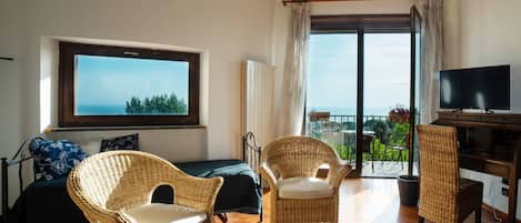 Triple Room, Balcony, Sea View | View from room