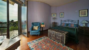 Dubbelrum eller tvÄbÀddsrum - balkong - havsutsikt | Utsikt frÄn rummet