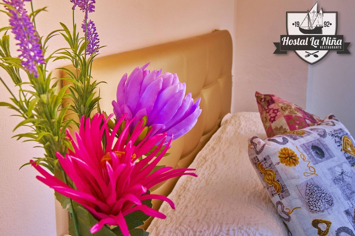 Habitación doble | Escritorio y wifi gratis