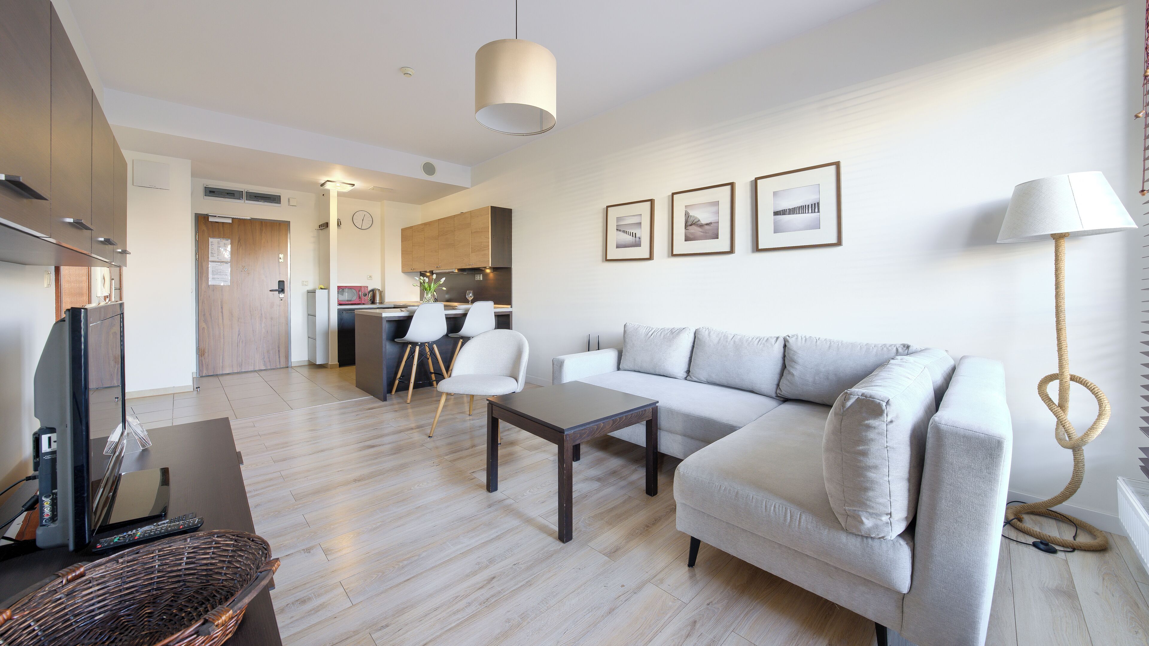 A 204 Olympic Park, ul. Wschodnia 18 | 起居区 | 平板电视