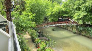 Udsigt fra overnatningsstedet