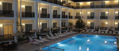 Front of property – evening/night