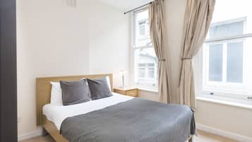 Appartement | 1 slaapkamer, luxe beddengoed, een laptopwerkplek, geluiddichte muren