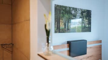 Singola Business | Biancheria da letto di alta qualità, una cassaforte in camera