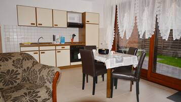 公寓, 1 間臥室, 露台 (Nordsee) | 客廳 | 平面電視