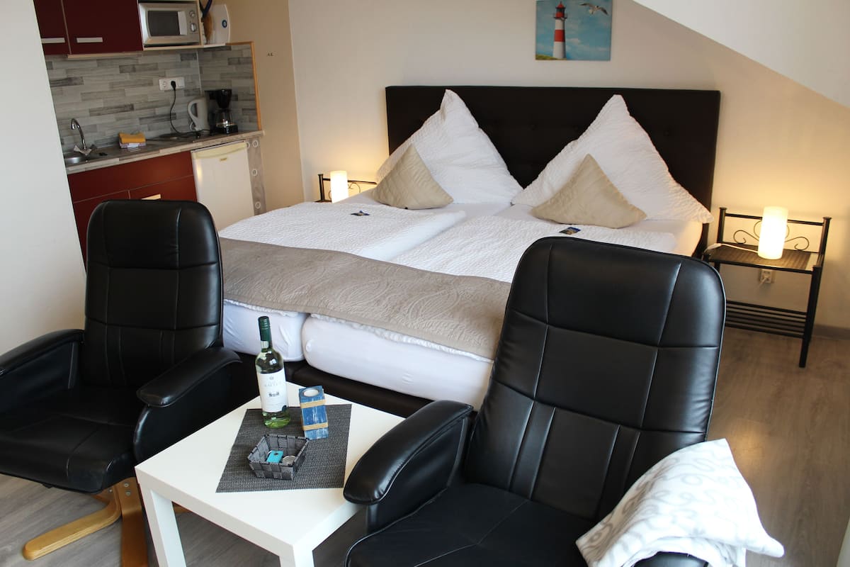 Apartamento, sacada (Auster, 2.Etage) | Roupas de cama antialérgicas, ferros/tábuas de passar roupa