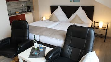 公寓, 露台 (Auster, 2.Etage) | 防敏寢具、熨斗/熨衫板、免費嬰兒床、免費 Wi-Fi