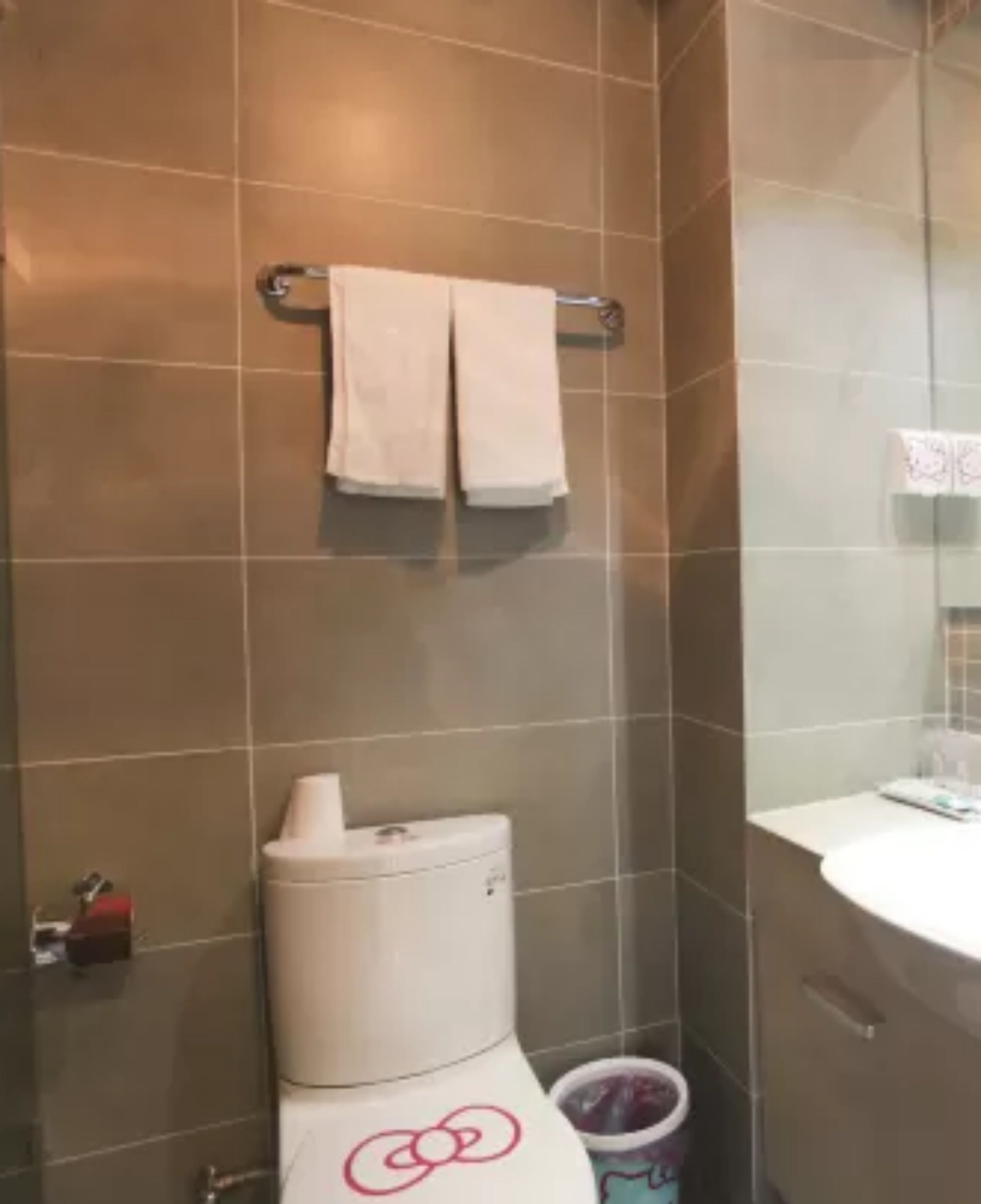 bathroom | shower, rainfall showerhead, free toiletries, hair dryer