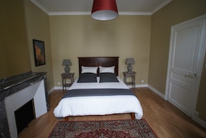 Individually decorated, individually furnished, iron/ironing board