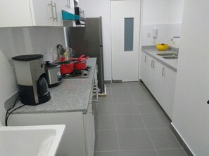 Apartment, 3 Schlafzimmer | Eigene Küche | Großer Kühlschrank, Mikrowelle, Ofen, Herdplatte