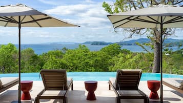 Camera, 5 camere da letto, non fumatori, vista oceano (Private Pool) | Vista dalla camera