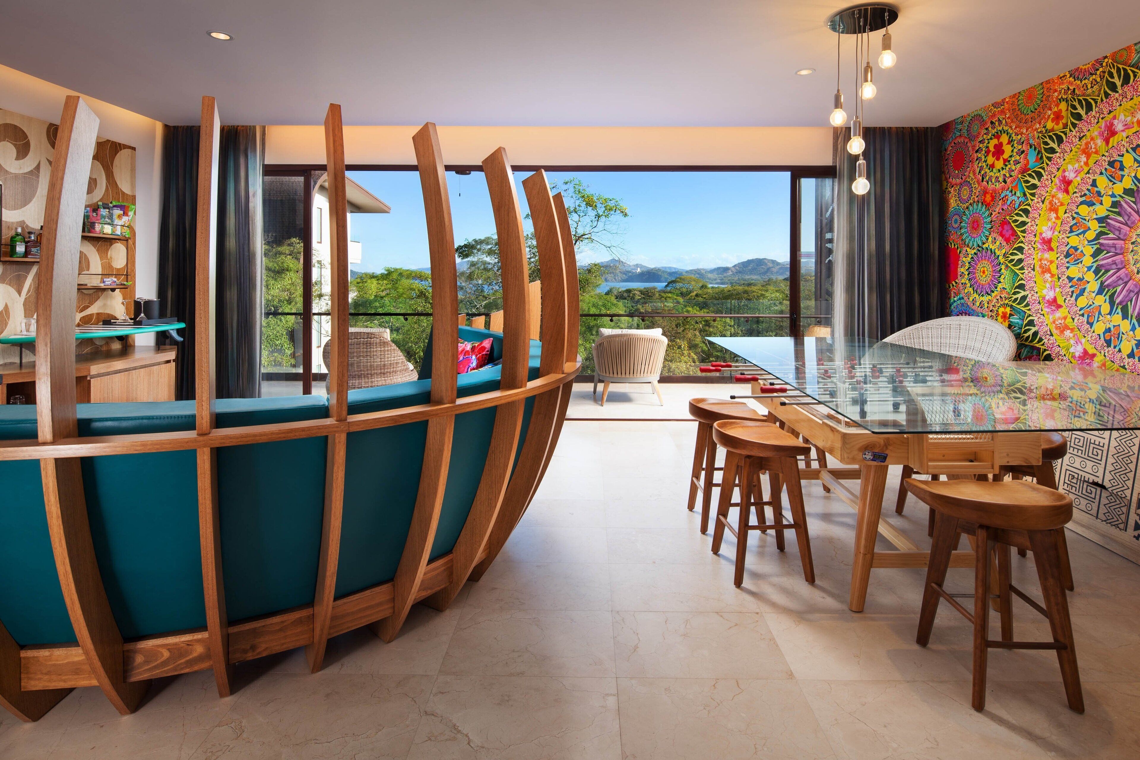 cool corner suite, 1 bedroom,1 king bed, partial ocean view, outdoor plunge pool | 1 bedroom, premium bedding, pillow-top beds, minibar