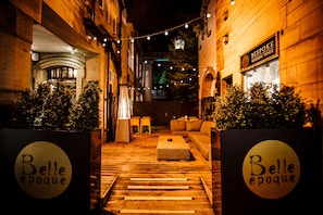 Front of property - evening/night