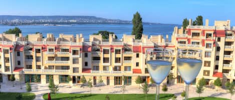 Căn hộ có tầm nhìn toàn cảnh, 2 phòng ngủ, quang cảnh biển | Quang cảnh từ phòng