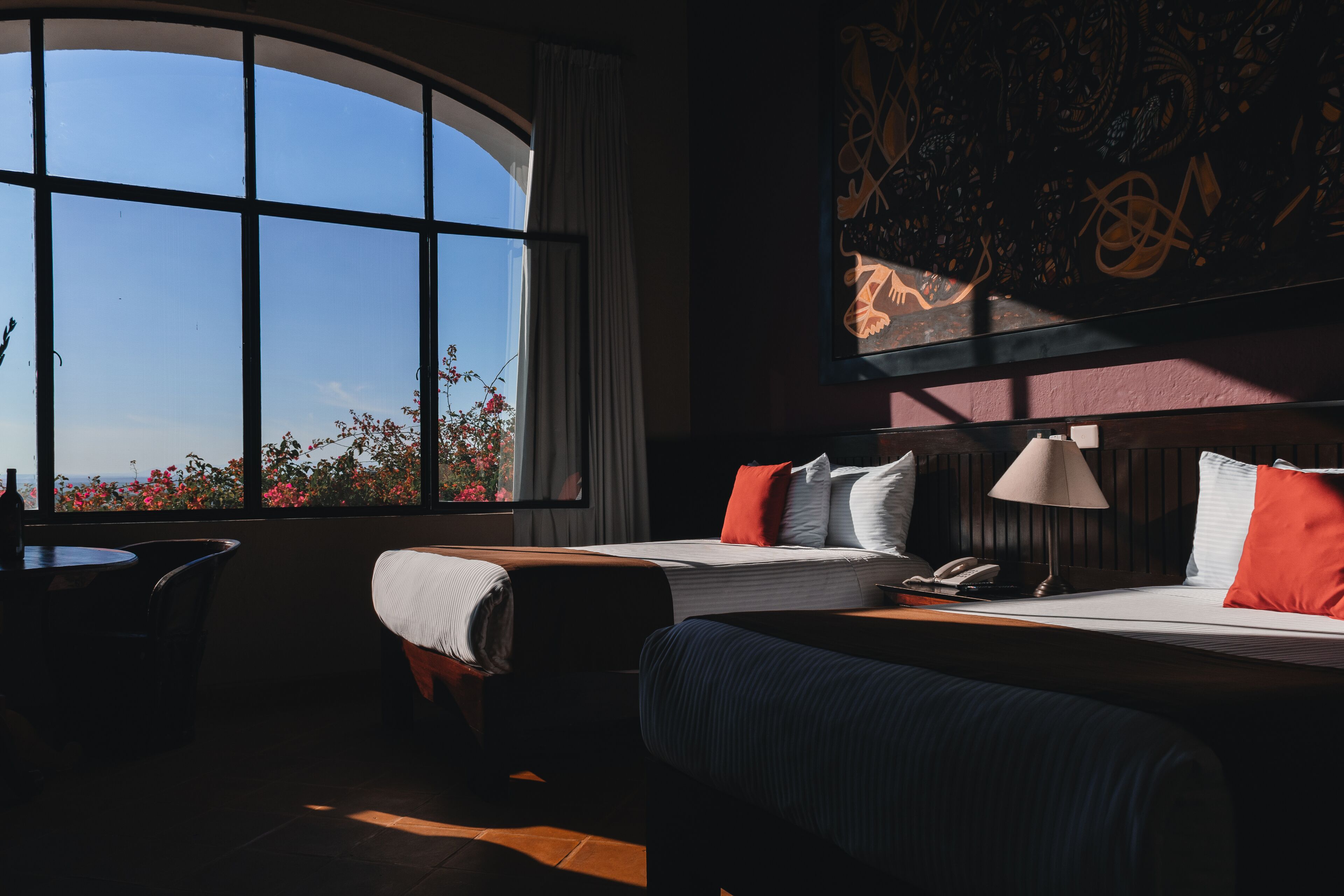 family room | 1 bedroom, in-room safe, desk, iron/ironing board