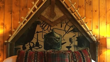 Individually decorated, individually furnished, iron/ironing board