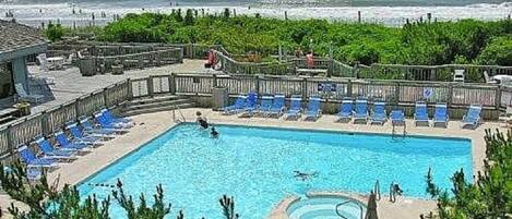 Indoor pool, a heated pool