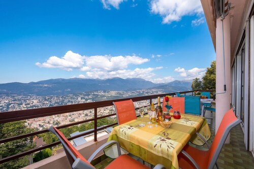 Aldesago Panoramica with shared Pool and Lugano View, Aldesago (Lugano), Switzerland