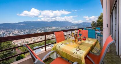 Aldesago Panoramica with shared Pool and Lugano View, Aldesago (Lugano), Switzerland
