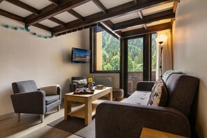 TV, DVD player - Résidence Grand Roc - Campanules 114, Argentière (Chamonix), France (Argentière (Chamonix))