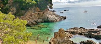 With large balcony and great views - 300m from the beach