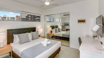 Desk, iron/ironing board, free WiFi, bed sheets