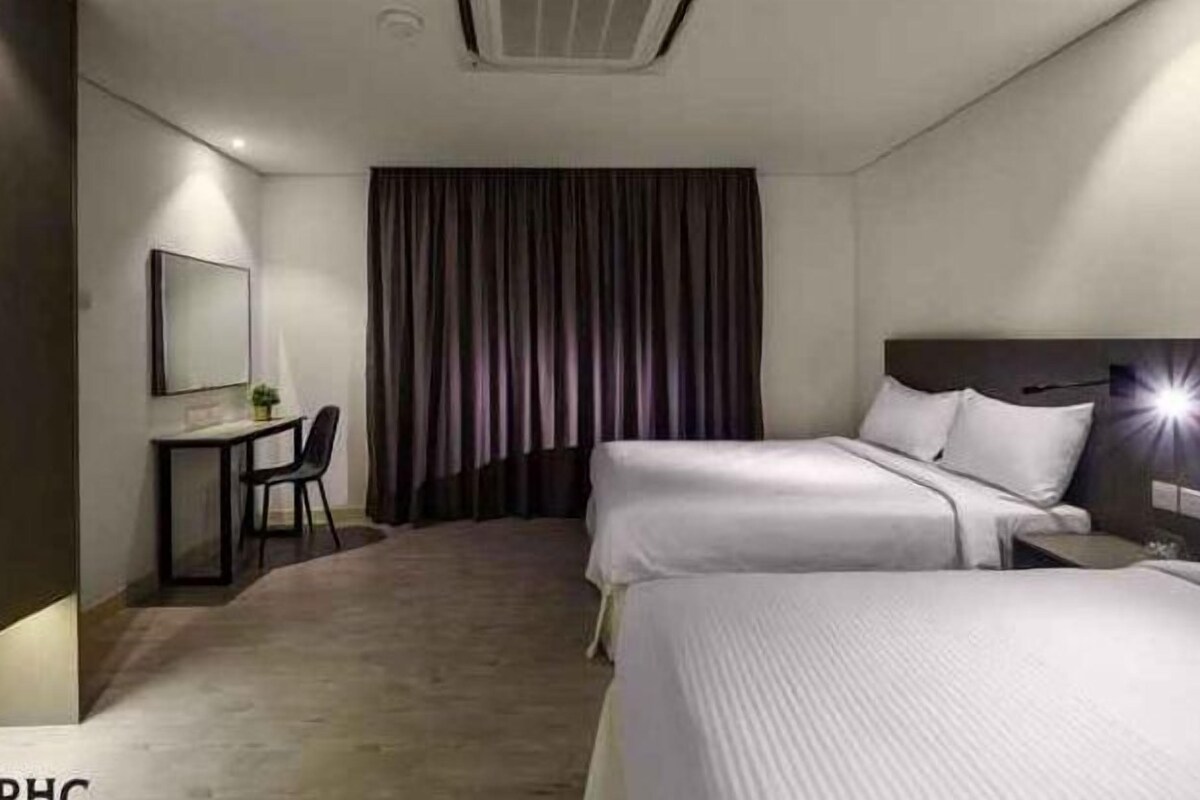 In-room safe, desk, iron/ironing board, WiFi (free)