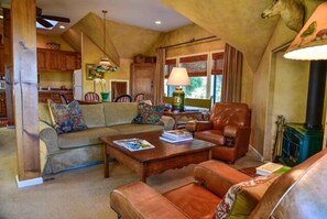 Télévision, cheminée