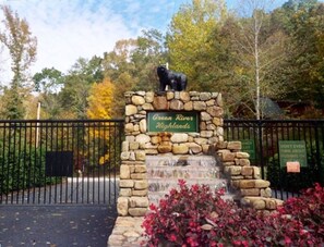 Property grounds - Ridge View Cabin with Fireplace Pet Friendly 2.7 miles from TIEC (Tryon)