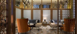 Sala de estar en el lobby