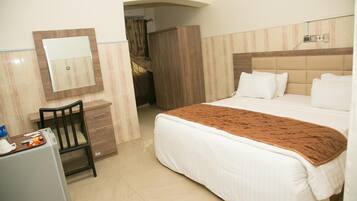 Premium bedding, free WiFi, bed sheets