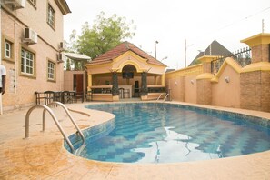 Una piscina techada