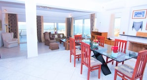 Living area - Villa Sea Horizon (Rethymno)