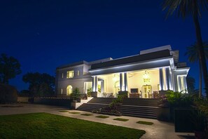 Front of property – evening/night