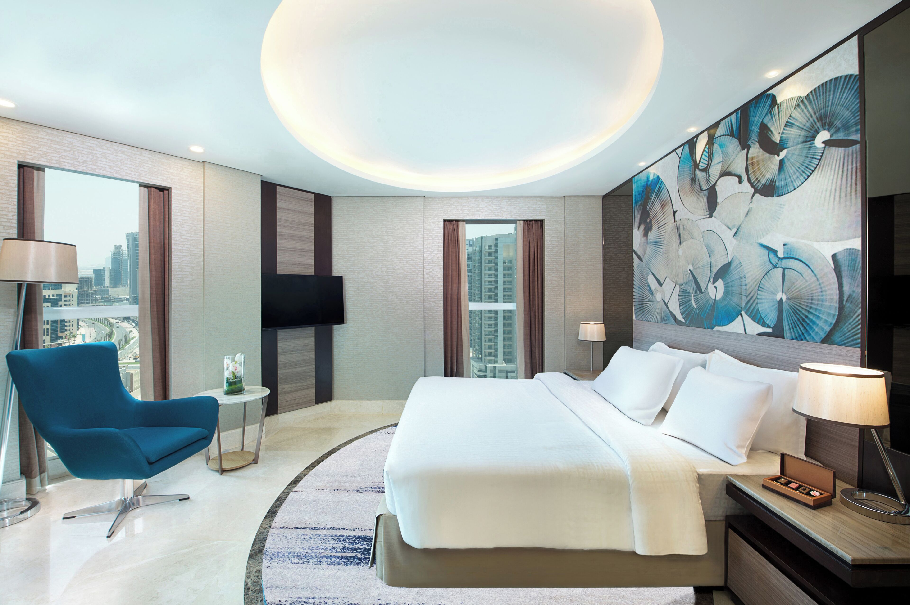 Suite – executive, 1 kingsize-seng | Minibar, safe på rommet og individuelt innredet