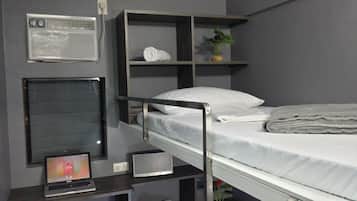 Free WiFi, bed sheets