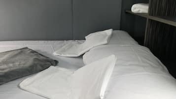 Free WiFi, bed sheets