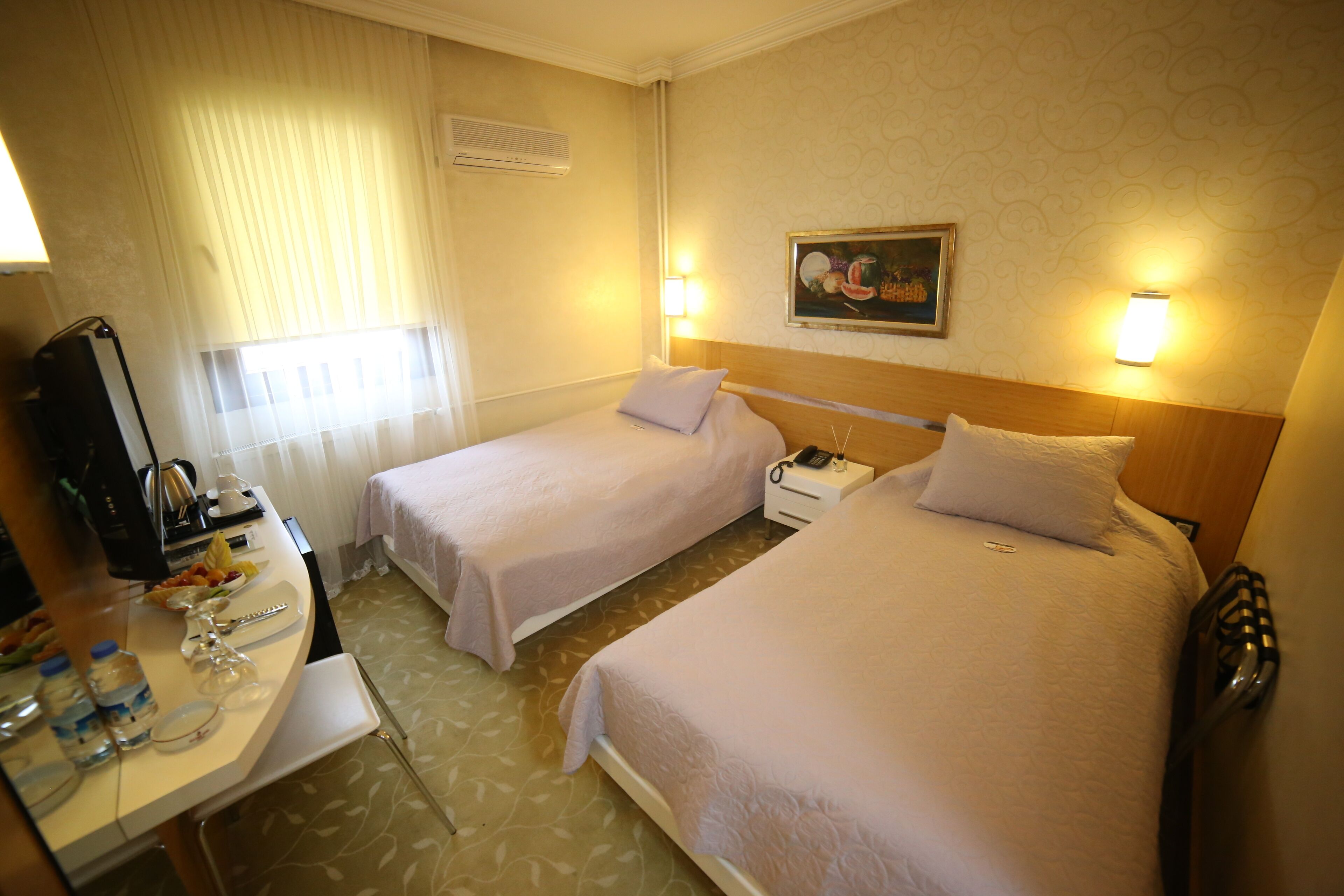 comfort quadruple room, 2 bedrooms, balcony | minibar, in-room safe, desk, laptop workspace