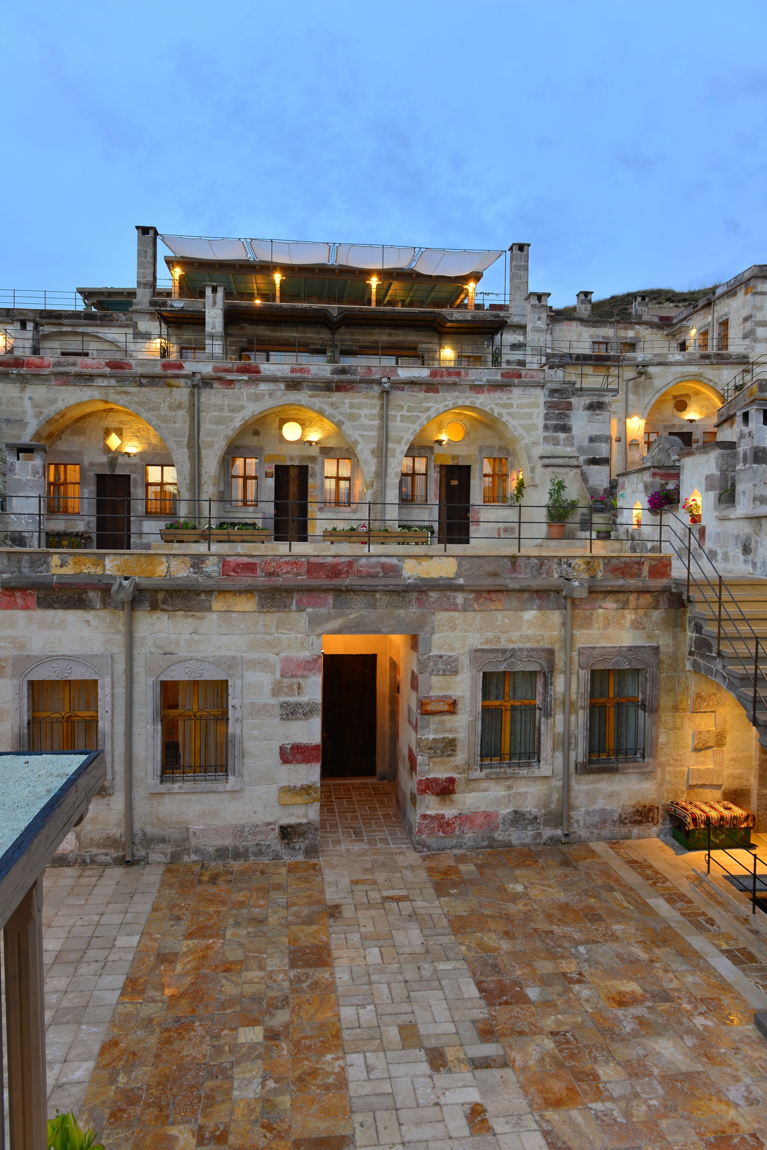 front of property – evening/night