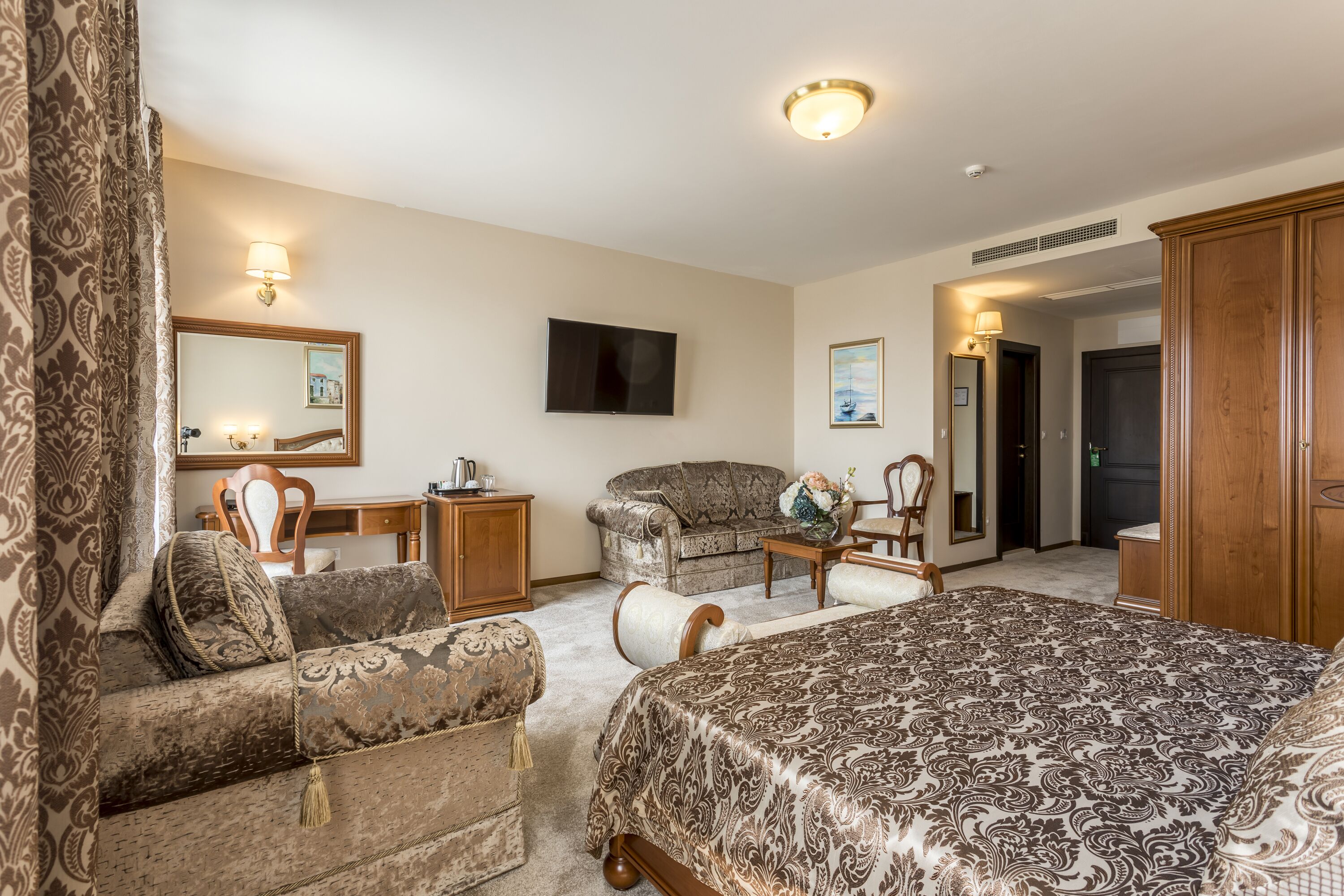 exclusive double room, balcony | 1 bedroom, egyptian cotton sheets, premium bedding, down duvets